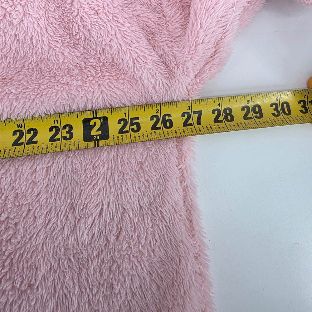 Jane and Bleecker Pink Funnel Neck Pullover Fleece Sweatshirt XL Coxy Soft Casua - Picture 5 of 5